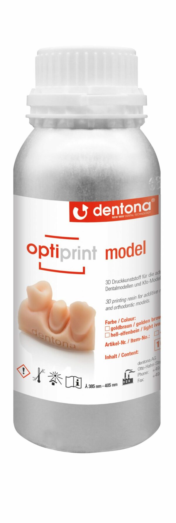 Optiprint Resine modèle dentaire Dentona