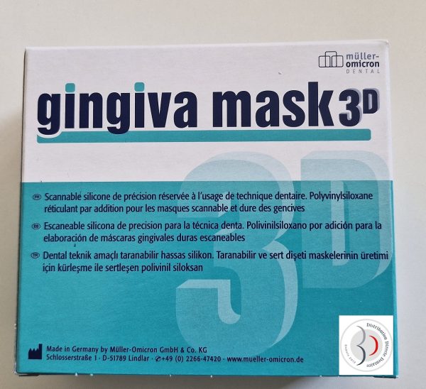 Gingiva mask 3D scan
